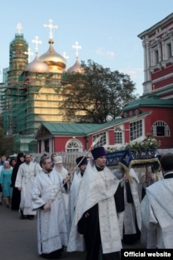 Церковный праздник в Новодевичьем монастыре. Фото: Церковный музей Московской епархии РПЦ