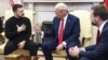 USA – Ukrainian President Volodymyr Zelenskyy (L), US President Donald Trump and US Vice President James David Vance (R) during a meeting in the Oval Office of the White House. Washington, February 28, 2025